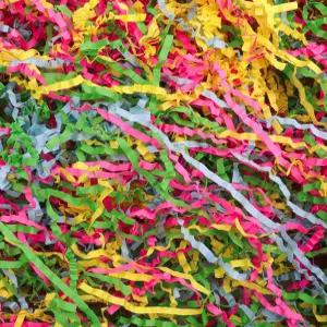 부활절 발렌타인데이 크리스마스 선물 상자 채우기 잔디를 Zwish 150그램 /5.3온스 컬러 크링클 컷 종이