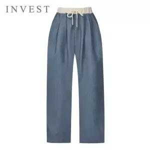 [신세계라이브쇼핑][인베스트] 스트링 배색 세미 배기 팬츠_IN6M1PT7151