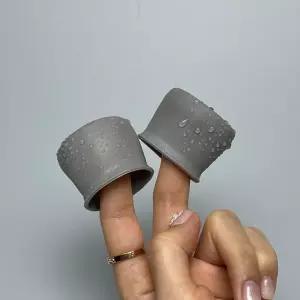 긁힘방지 실리콘 의자발커버 4P 그레이