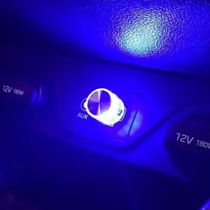 실내등 미니 무드등 조명 자동차 USB 차량용 LED 블루