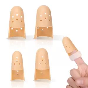 아가티지 4 사이즈 말렛 핑거 스플린트 통기성 플라스틱 엄지 손가락 브레이스 관절염 에 대한 관절 안정제