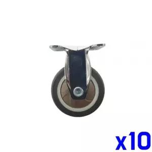 가구부속품 고정바퀴 2인치 x10개 가구부속바퀴