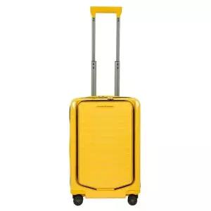 포르쉐 디자인 20인치 기내용 캐리어 로드스터 하드케이스 트롤리 비즈니스 S 45 옐로우