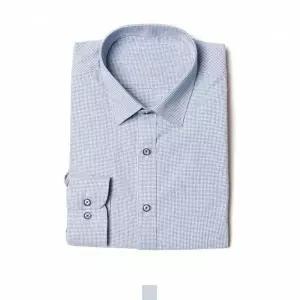 [모로엠] 남성 소라색 패턴 긴팔 슬림핏 셔츠 DMG-SHA-Q4533969