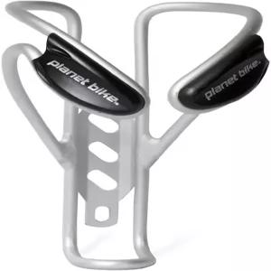 플래닛 바이크 버튼 자전거 물병 케이지블랙 있는 은색