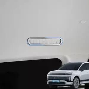 [CAR] 차량 인테리어 몰딩 3열 전기차 커버 2열 상단 은색 장식품 송풍구