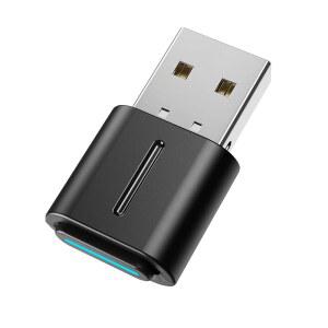 [미국배송] PS5 PS4 스위치 MAC용 SMOF USB 블루투스 오디오 어댑터. 호환되는 골전도 헤드셋 무선 송신기 동글(APTX 저지연 지원) 5.2 어댑터