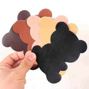 소형 접착 쇼파수선 자동차 블랙 셀프 시트 자전거 가죽 가죽스티커 7개 패치