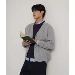 매장정품 빈폴 BEANPOLE MEN [Essential] B.Ever 카디건 - 그레이 BC625AE113 660621