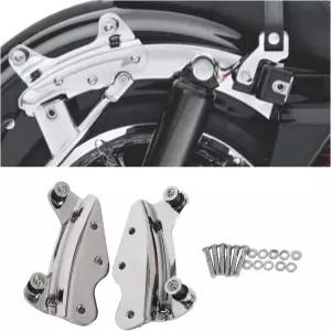 20092013 할리 데이비슨 투어링 모델과 호환되는 HECASA 4 포인트 스틸 도킹 하드웨어 키트 크롬