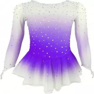 조이캔 걸스 핑크 피겨 스케이팅 드레스 쇼 공연 및 대회 유니폼