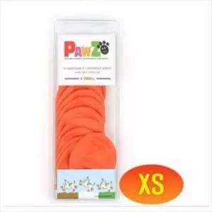 [반려] 천연 포우즈 라텍스 XS 애견신발-주황