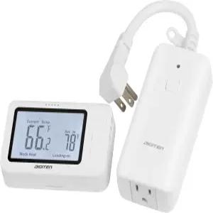 센트리 리모컨 온도 조절기 난방/냉방 모드가 있는 프리와이어 C/°F 스위치 우주 난방기용 조절 플러그