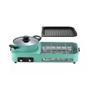 멀티 전기그릴 투인원 바베큐 야외 대형 전기포트 라면 그릴 캠핑 고기 구이