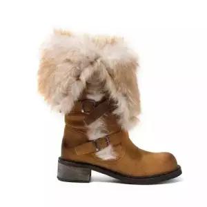 겨울 여성패션 롱부츠 정말 예쁜 보온 기모 폭발 스노우 부츠 털 버클 하이 DL4