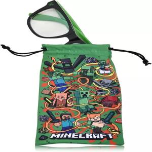 파우치 컴퓨터 안경과 비디오 게이밍 보호 기능이 있는 마인크래프트 블루 라이트 차단