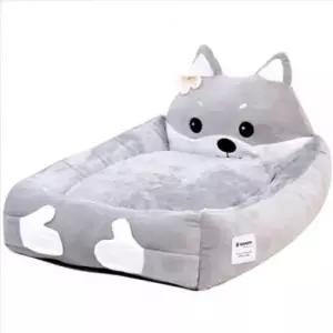 [반려] 시바 침대 1P 그레이 쿠션 강아지 특대형