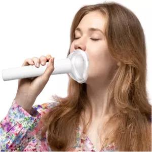 트로이스튜디오 보컬 감쇠기 노래 연습용 고품질 실리콘 보이스 소음기 워밍업 스트레스 해소 비명 병 분노