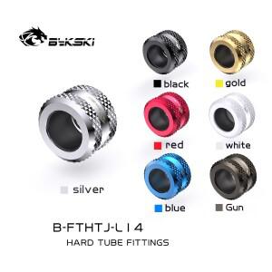 Bykski B-FTHTJ-L12/14/16 PC 수냉 하드 튜브 피팅 커넥터 OD12mm 14mm 아크릴 PETG