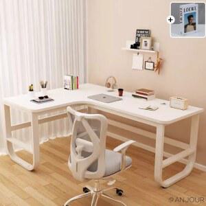 책상 L형 화이트 120x80 1인용 기역자 좌측 코너 1호