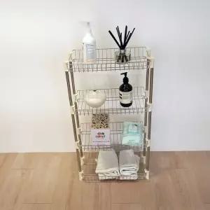 스텐4단선반 다용도실 선반 진열대