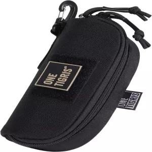 원티그리스 안경 하드 케이스 전술 몰 지퍼 선글라스 휴대용 1000D 나일론 클립 포함