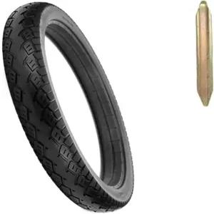 전기 자전거 타이어 CATAZER 20인치 솔리드 내구성 비인플레이션 20x2.125 고무 블랙 마이크로포어