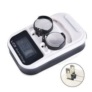 충전식 버튼 배터리용 코인 배터리 충전기 LIR2016 2032 ML2016