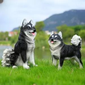 달마시안 85cm 대형견 조형물 로트와일러/키 모형 야외 강아지조각상 데코