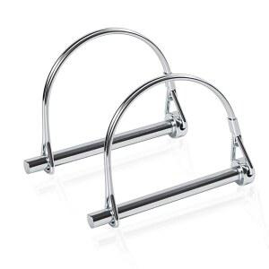 트레일러 히치 핀 1/4x3인치 농장 잔디밭 및 히치용 커플러 고강도 강철 구조