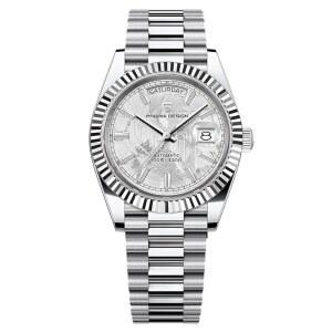 [미국배송] 롤스티미 파가니 디자인 DD40 PD1783 남성용 시계 NH36A 일본 자동 무브먼트 요일/날짜 캘린더 스테인리스 스틸 브레이슬릿 사파이어 크리스탈 럭셔리 시계.