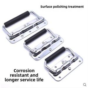 304 스테인리스 스틸 문짝 핸들 알루미늄 상자 도구 접이식 산업용 적재 당김