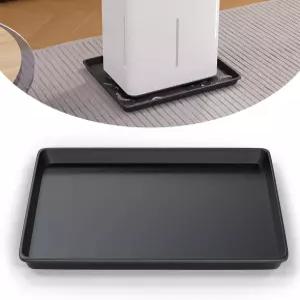 플라모로우 제습기 매트 가정용 및 지하 제습기용 경질 플라스틱 드립 팬 누수를 방지하기 위해 가장자리를