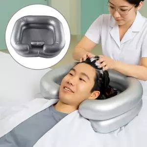 간이 세발기 노인 머리감기 가정용 침상 입원 보조 간병 샴푸대야