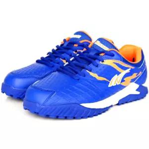 편안하고 가벼운 착용감 좋은 족구화 블루 충격흡수 사계절 구기운동 고급진 풋살신발 선수용 활력넘치는