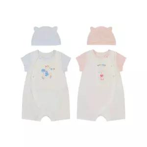 [롯데백화점]에뜨와 에띠우주복SET07T317541/출산,신생아 백일선물,여름 바디수트,쌍둥이