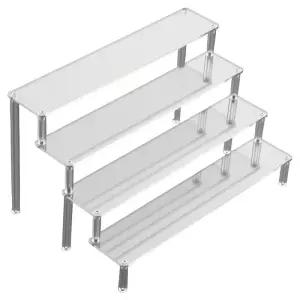 아크릴 진열대 계단식 매장 다용도 진열 거치대 악세사리