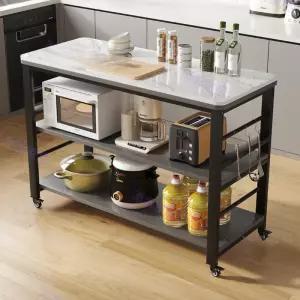 이동식 보조 조리대 식탁 주방대 홈바 이동식조리대 업소 다용도 바테이블 식당