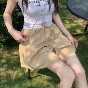 여성 2컬러 여름 플레어 스커트하프팬츠 치마반바지