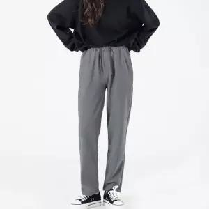 여자 기모안감 스판 테이퍼드 캐주얼 밴딩 팬츠 바지