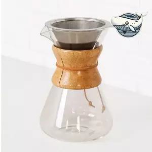 [하프클럽/브이와이]우드핸들 주방용품 드립포트 고급스러운 0.8L