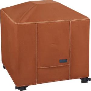 프로판 화재 피트 테이블용 넷티프로 커버 사각 방수 야외 32 x 24 인치 브라운