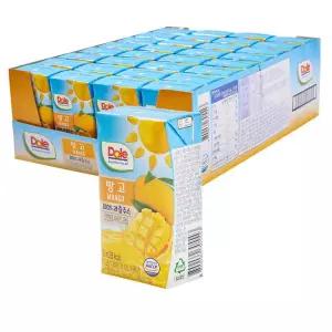 돌 테온셀 Dole 과즙100 프리미엄 망고 주스 120ml x 32팩 (1박스)