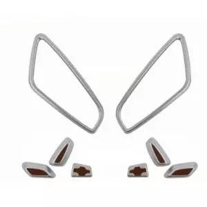 SM6 시트 레버 크롬 커버 몰딩 송풍구 튜닝 스티커