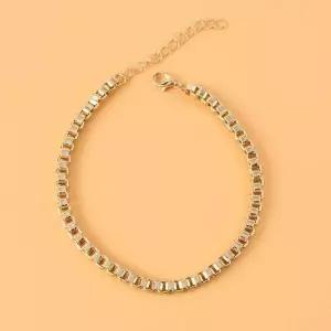 볼드박스 체인발찌 패션악세사리 여성발찌 볼드체인