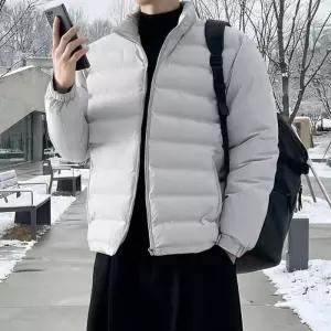 [지지블랙]루인 퀼팅 패딩 점퍼 자켓 밑단스트링 하이넥 집업 숏패딩 빅사이즈 ZZBJP0