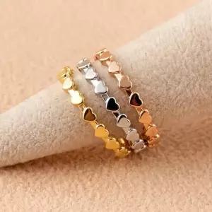 [엘렌쥬얼리]실버 Silver 925 브릿지 미니 하트 컷팅 미스 링 은 반지