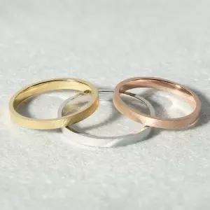 [엘렌쥬얼리]실버 Silver 925 다이아고날 컷팅 미스 링 은 반지