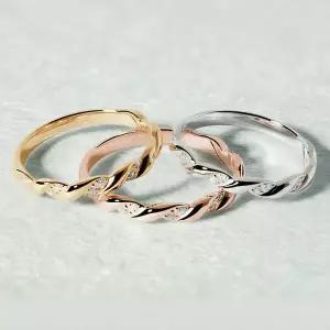 [엘렌쥬얼리]실버 Silver 925 파에톤 라인 큐빅 미스 링 은 반지