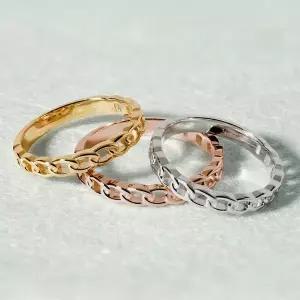 [엘렌쥬얼리]실버 Silver 925 플레어드 커브 미스 링 은 반지